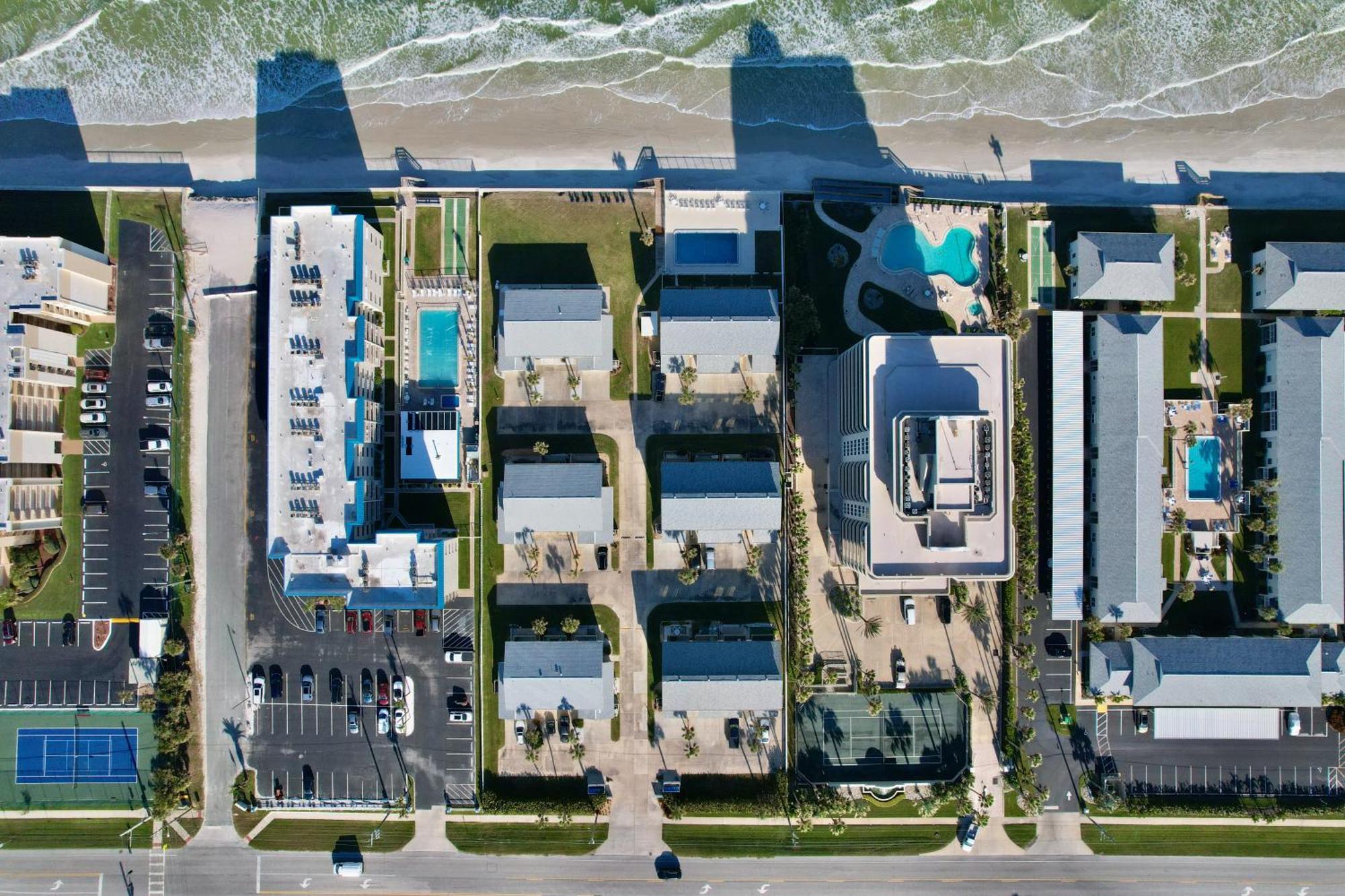 Zen Beach Retreat - Ocean View Townhouse -No Drive Beach New Smyrna Beach Bagian luar foto