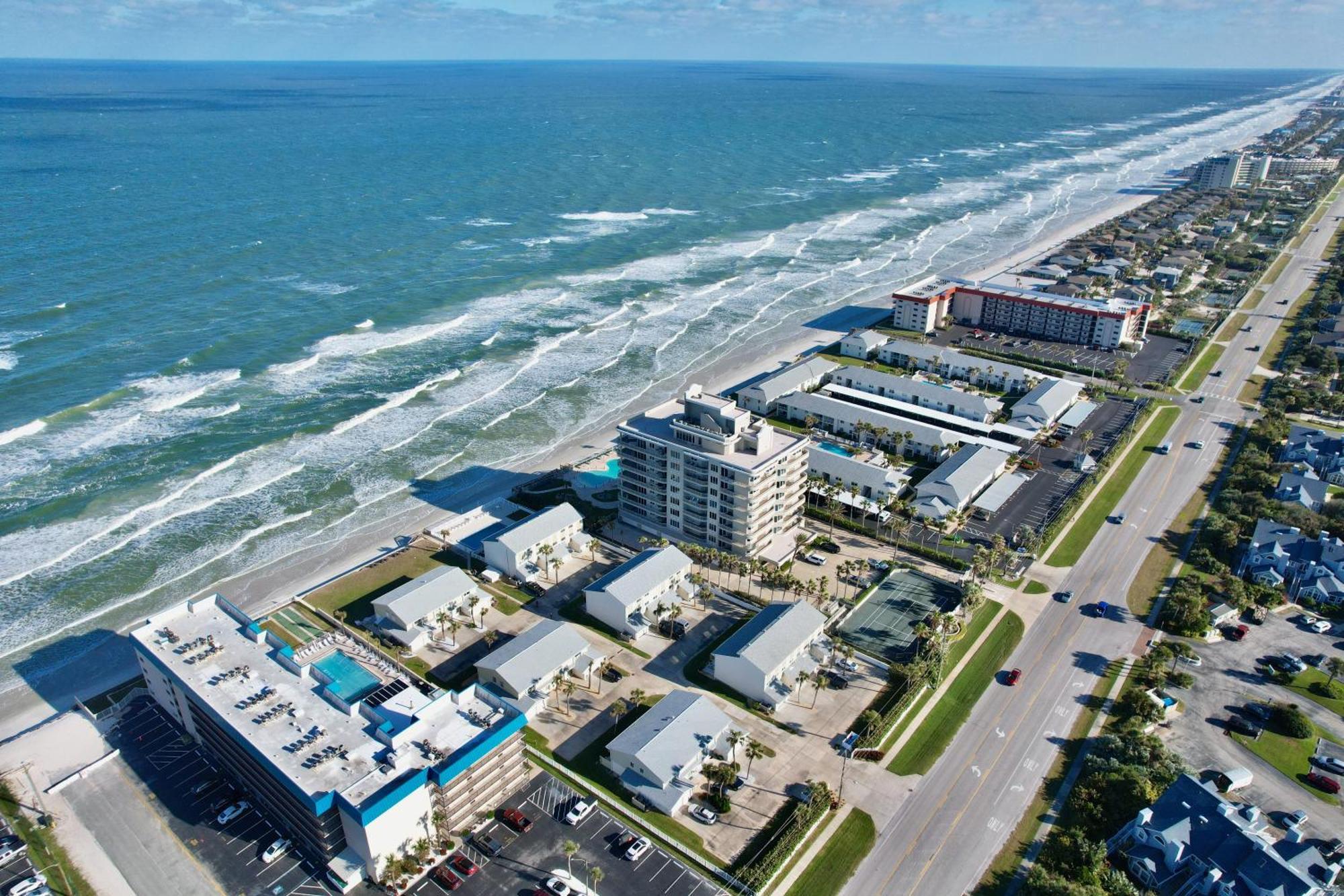 Zen Beach Retreat - Ocean View Townhouse -No Drive Beach New Smyrna Beach Bagian luar foto